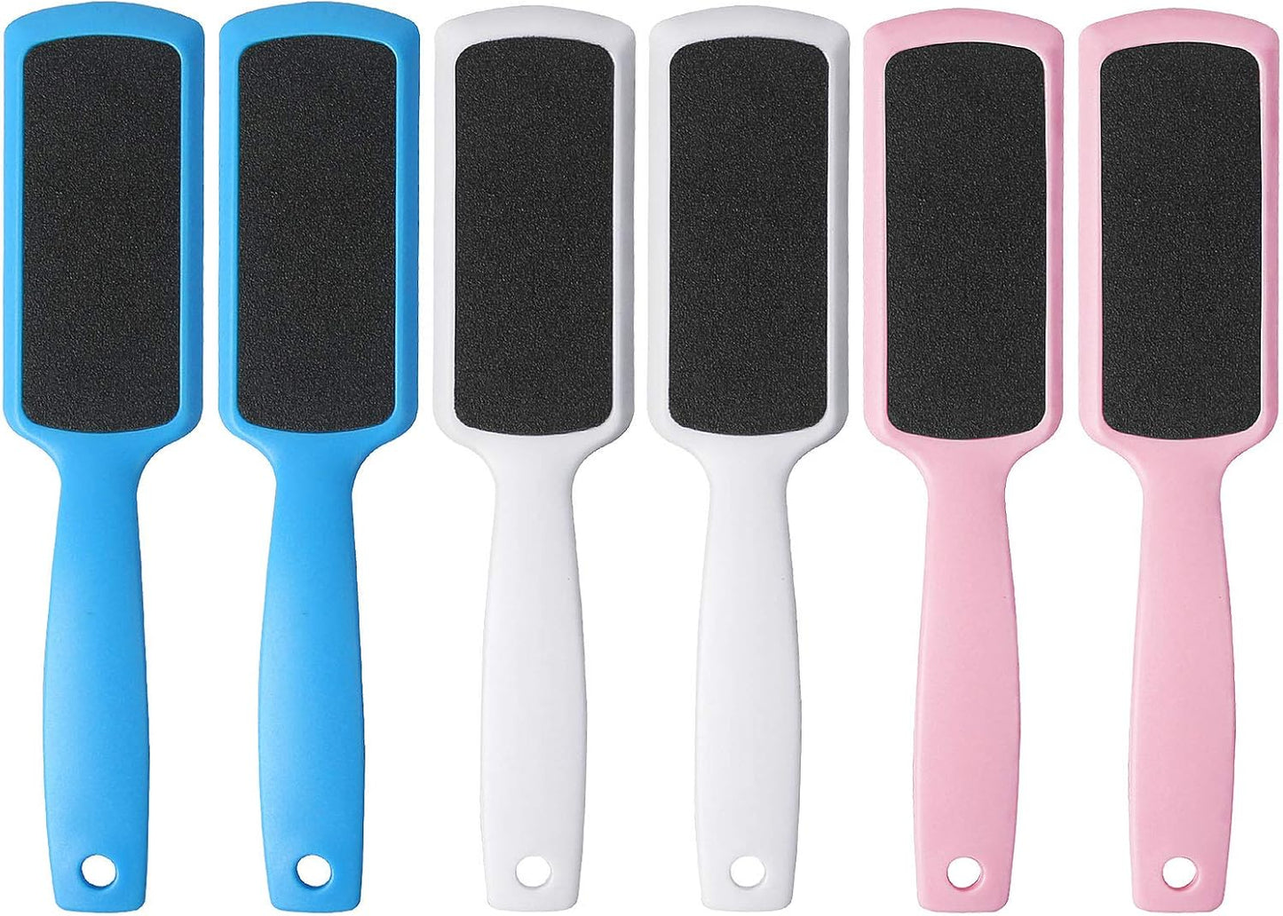 Fu Store Pedicure Foot Files Callus Remover with Double Sided Feet Rasp for Dead Skin Professional Scrubber for Feet (6 Pack)