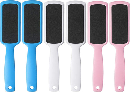 Fu Store Pedicure Foot Files Callus Remover with Double Sided Feet Rasp for Dead Skin Professional Scrubber for Feet (6 Pack)