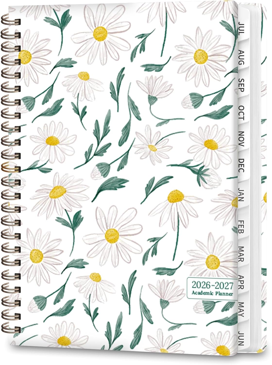 Planner 2026-2027, Weekly and Monthly Calendar Planner, JUL 2026 - JUN 2027 | Academic Year, Daily Agenda Book, A5(6.3'' x 8.5''), Sprial Bound, Inner Pocket, Office School Use