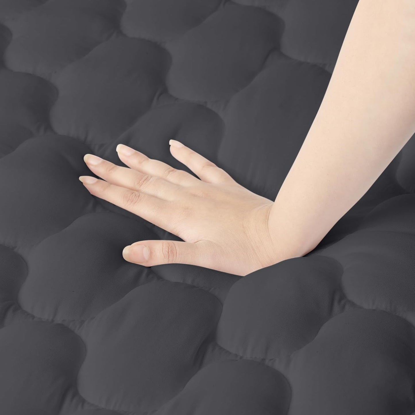 Utopia Bedding Waterproof Mattress Protector, Queen Mattress Pad, Noiseless Quilted Fitted Cover with Deep Pocket Stretches up to 16 Inches (White)