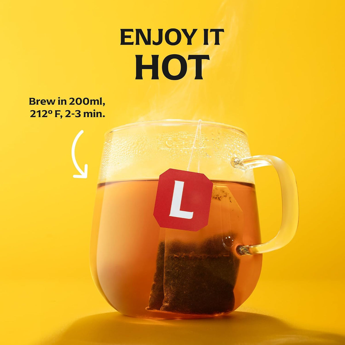 Lipton Lemon Ginger Tea Bags, caffeine free Tea, Refresh Fruit and Herbal Tea, Individually Wrapped, 20 Tea Bags