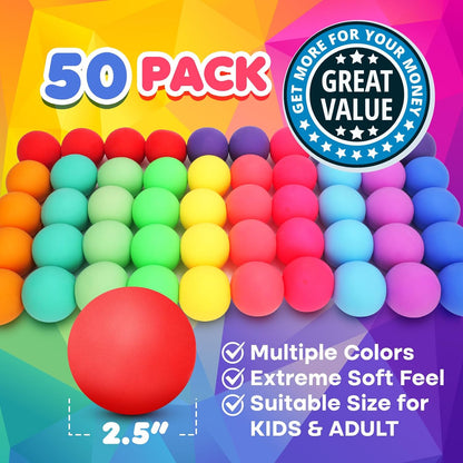 Slow Rising Stress Ball 24 Pack, Stretchy Fidget Ball for Anxiety Stress Relief, Hand Therapy Sensory Squishy Ball, Pull Stretch Fidget Toy for Students, Classroom Prize Box Toys