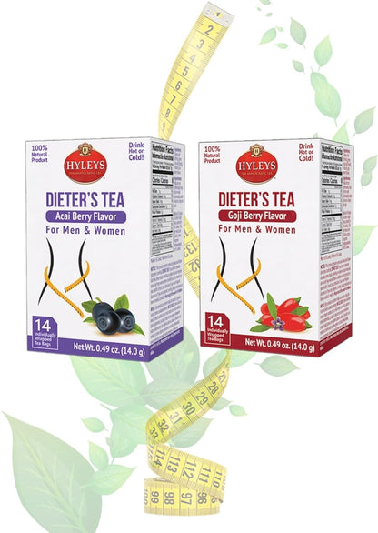 Hyleys Dandelion Root & Green Tea with Milk Thistle and Licorice Root - Herbal Detox Blend - 25 Tea Bags