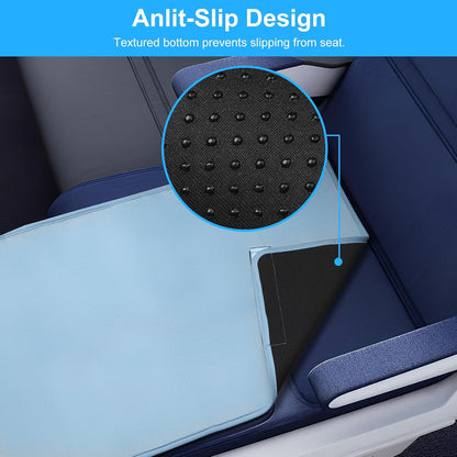 COZYBONDER Toddler Airplane Bed, Kids Airplane Seat Extender Travel Bed, Kids Airplane Travel Essentials, Airplane Must Have for Toddlers, Portable Plane Foot Rest for Flights