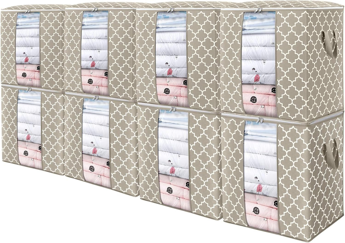 Storage Bags 3 Pack 100L Clothes Organization and Storage Containers