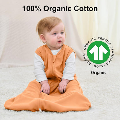 Yoofoss Baby Sleep Sack Baby Wearable Blanket 100% Cotton 2-Way Zipper Toddler Sleeping Sack