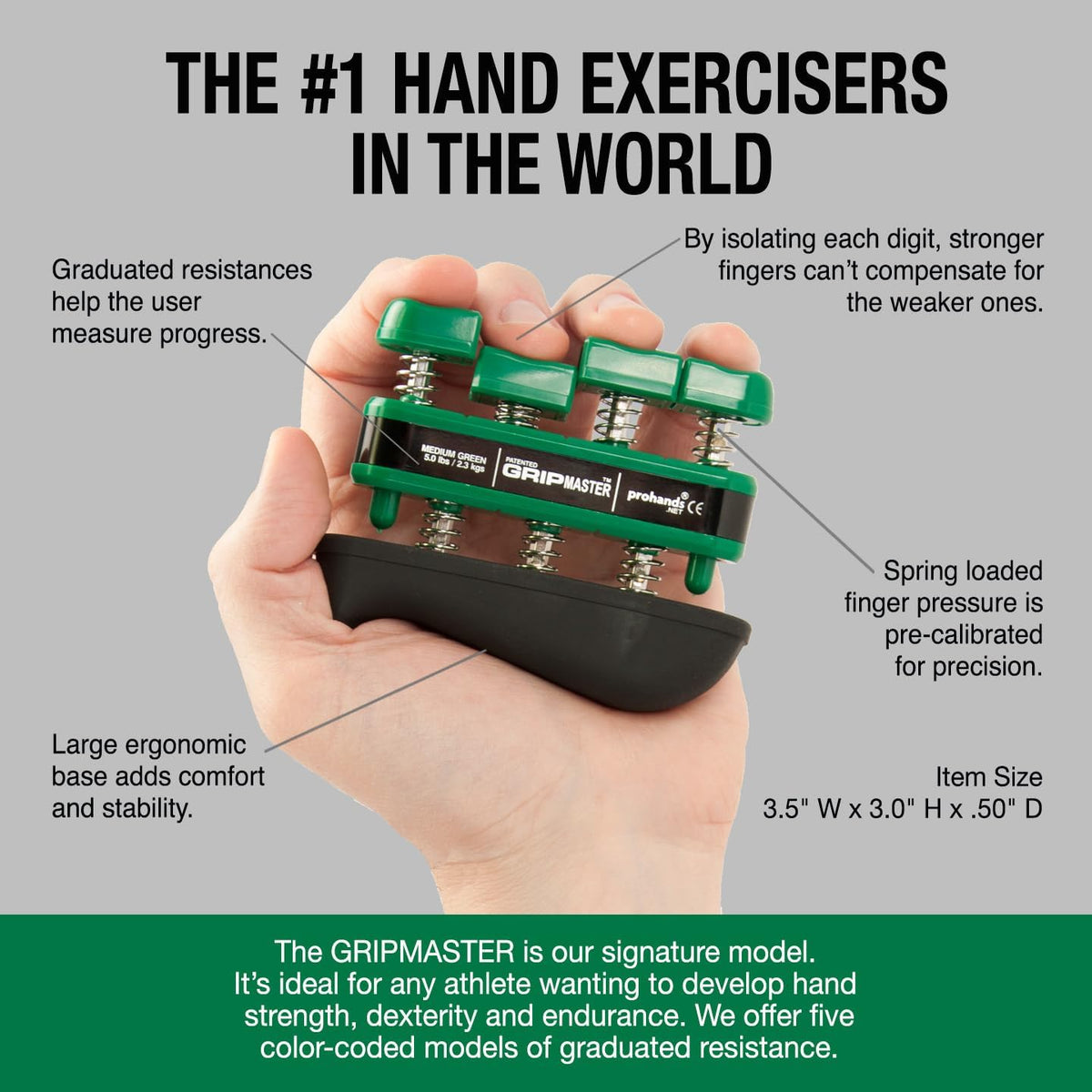 Prohands Gripmaster Medical Hand and Finger Exerciser