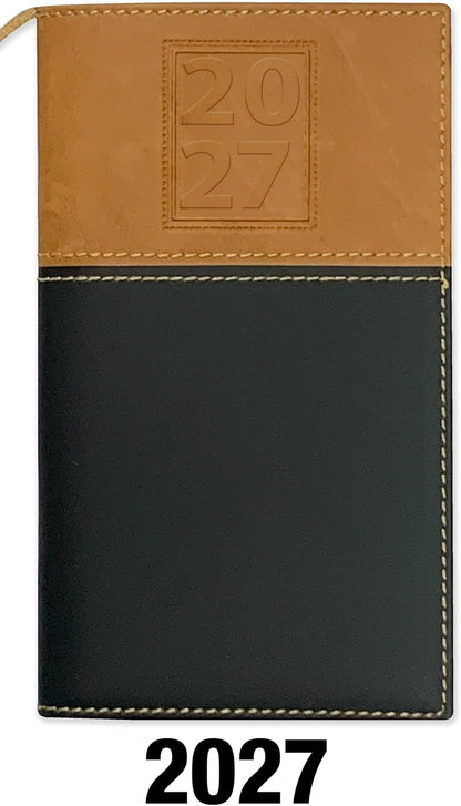 BookFactory 2026 Weekly Pocket Calendar Planner with Notepad