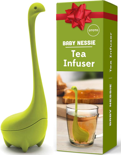 OTOTO Louie Cat Tea Infuser - Cats Loose Leaf Steeper & Diffuser, Tea Strainer Accessories, Cute Gifts for Cat Lovers, White Elephant Gifts, Cute Kitchen Accessories
