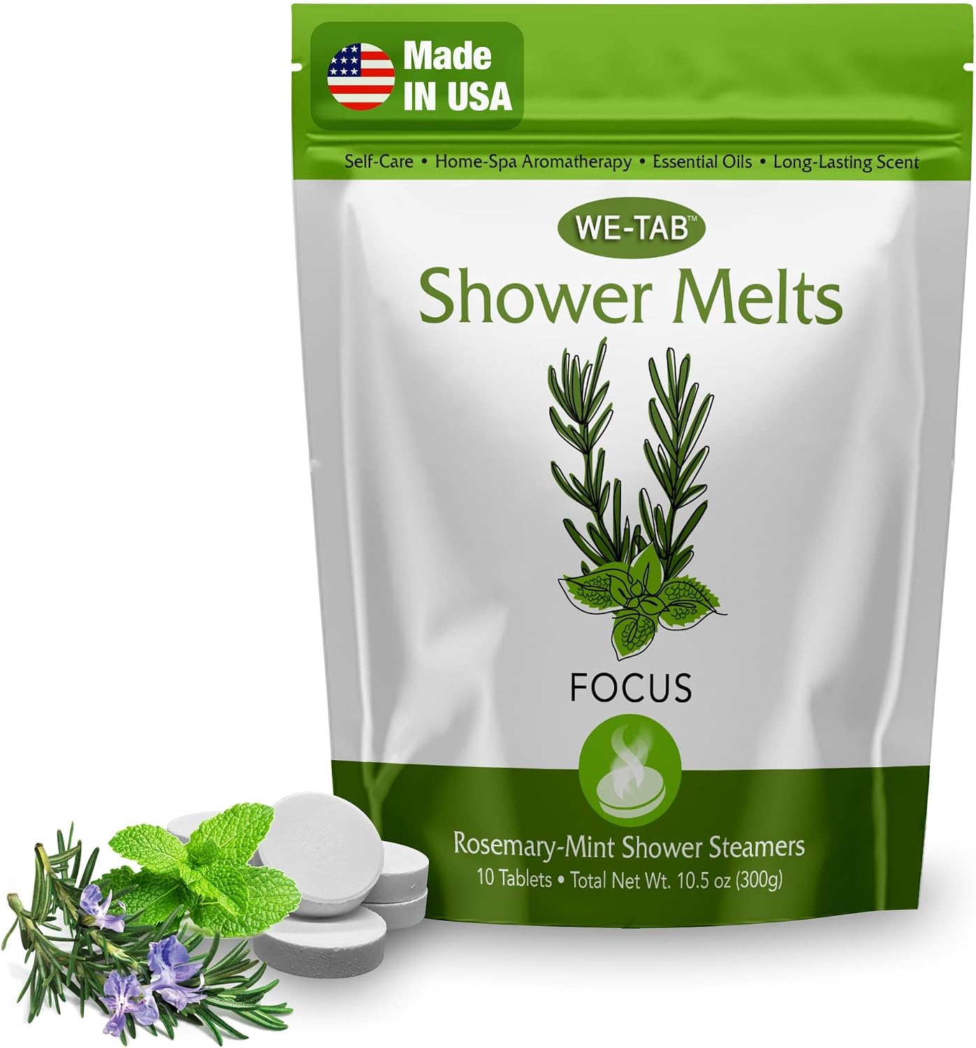 Shower Steamers 10-pk with Essential Oil Aromatherapy to Unwind and Sleep, Long Lasting Lavender Scent, No Stain or Artificial Dye, for Relaxation, Stress Relief and Self Care Gift for Everyone!
