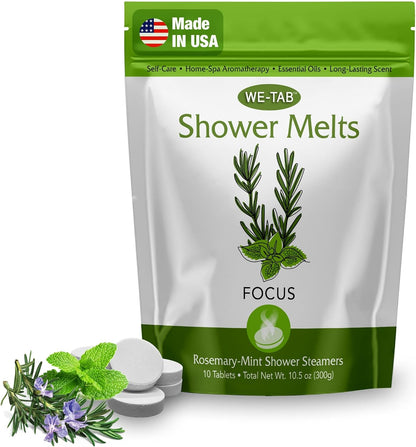 Shower Steamers 10-pk with Essential Oil Aromatherapy to Unwind and Sleep, Long Lasting Lavender Scent, No Stain or Artificial Dye, for Relaxation, Stress Relief and Self Care Gift for Everyone!