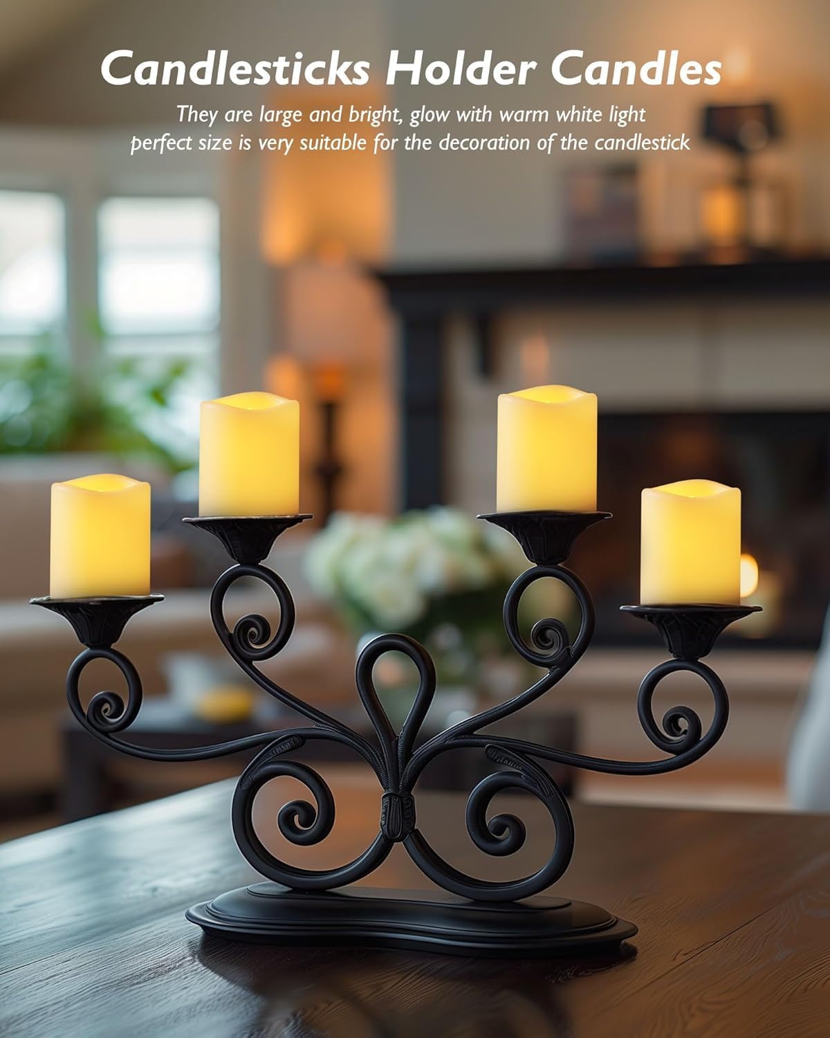 Homemory 24Pack Flickering Flameless Votive Candles for Wedding Decoration, 200+Hour Warm White Battery Operated LED Tealight, Electric Fake Candles for Party, Receptions, Halloween, Christmas