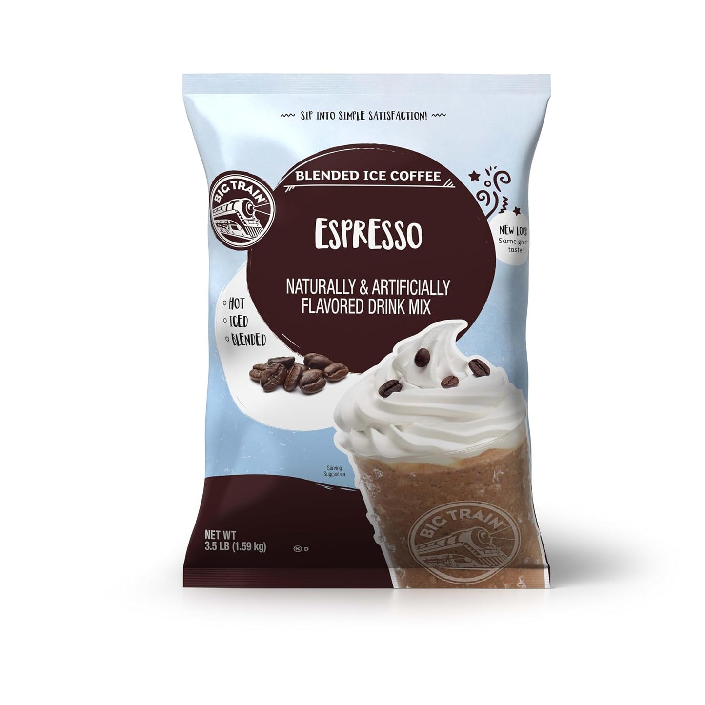 Big Train Spiced Chai Tea Latte Beverage Mix, 1.9 lb (Pack of 1) - Colors B