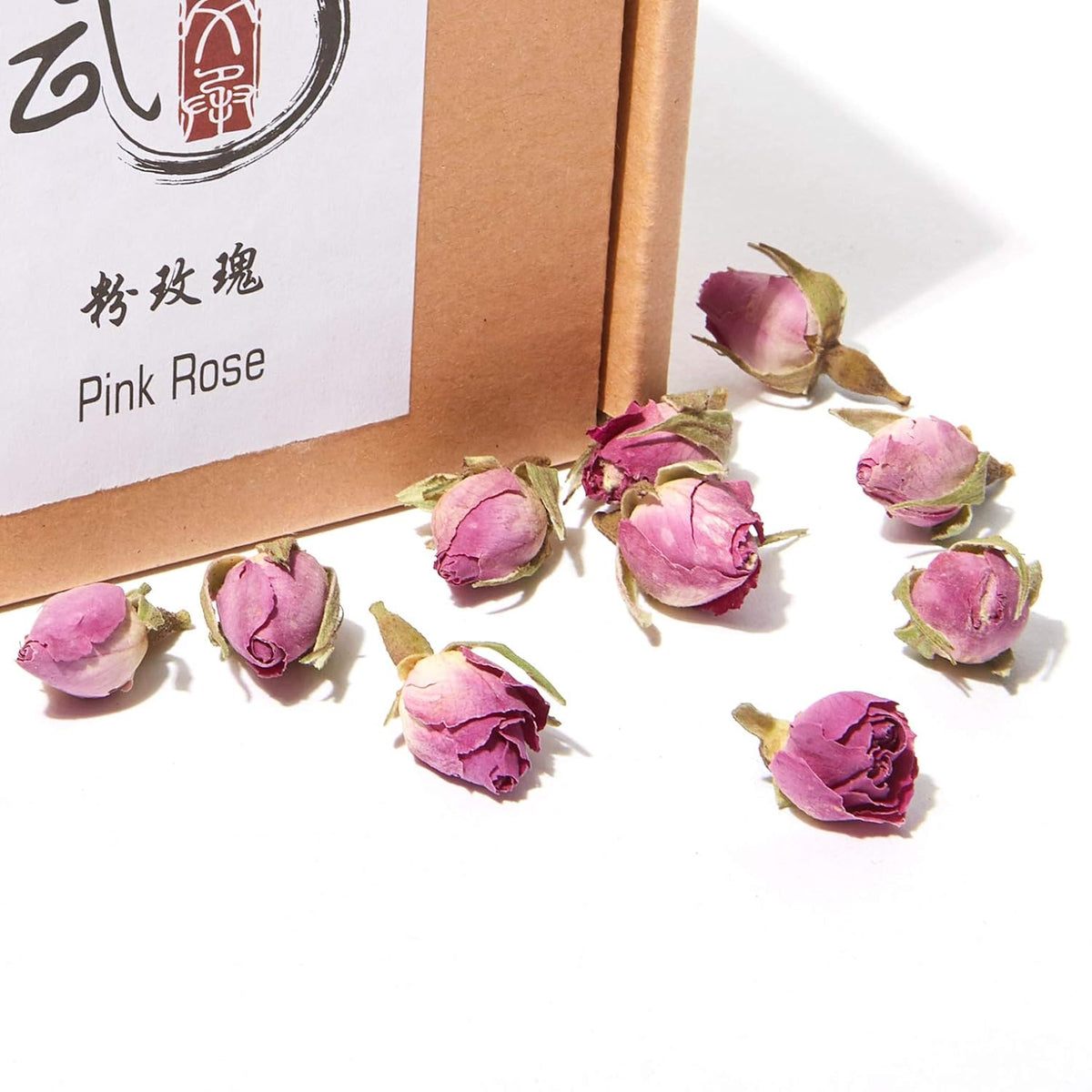 ChaWuWarmSun [A] Rose Tea Buds, 3oz/85g Pink Flower Petal Loose Leaf