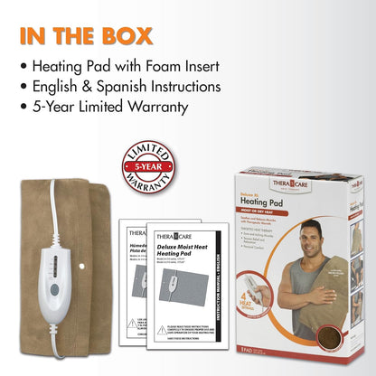 Deluxe Heating Pad Moist/Dry Heat Therapy