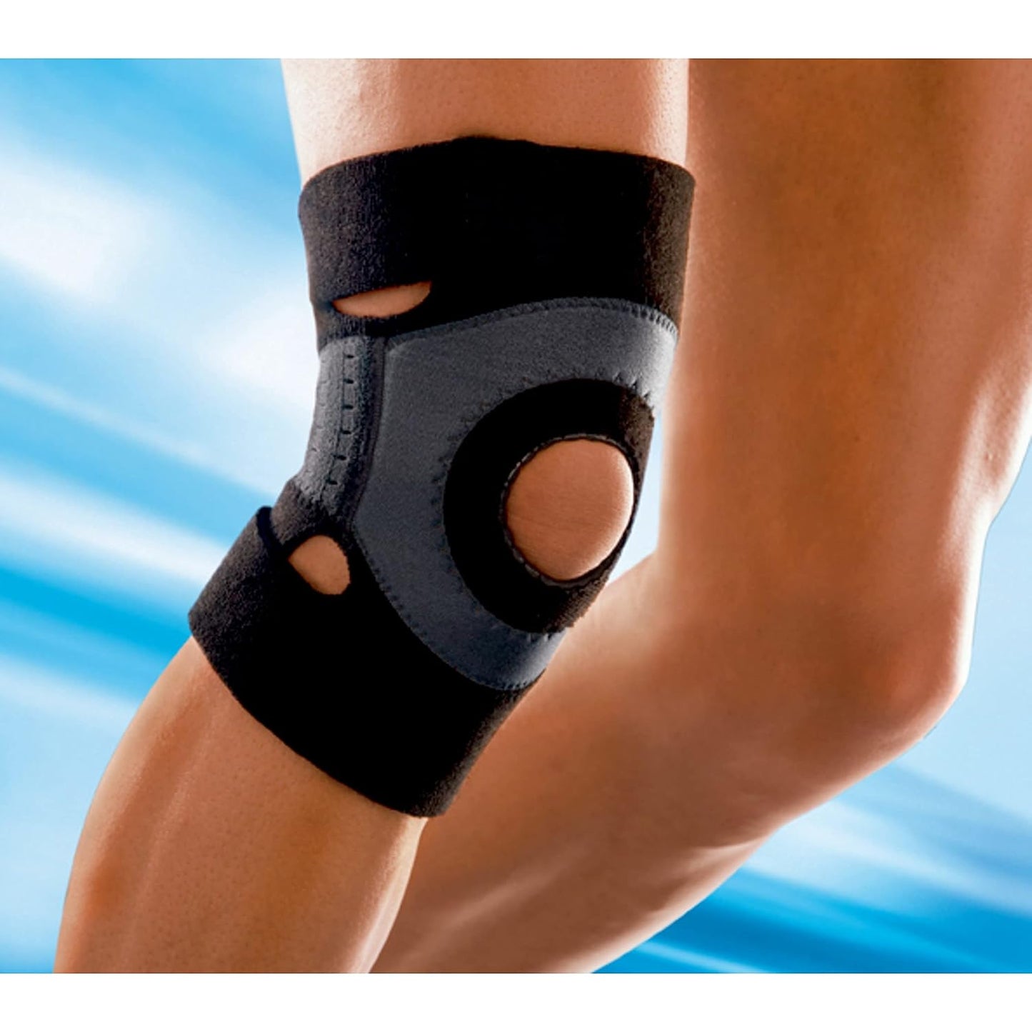 FUTURO Performance Compression Knee Support, Ideal for Everyday Activities, One Size - Black