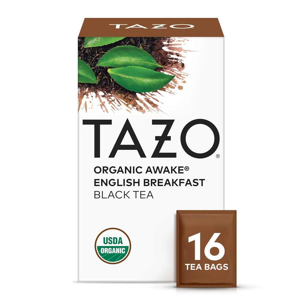 TAZO Organic Black Tea Variety Pack for Daily Wellness and Tea Enjoyment, Earl Grey, Chai, Awake English Breakfast, Vanilla Caramel Chai and Pumpkin Spice Chai (Variety Pack)
