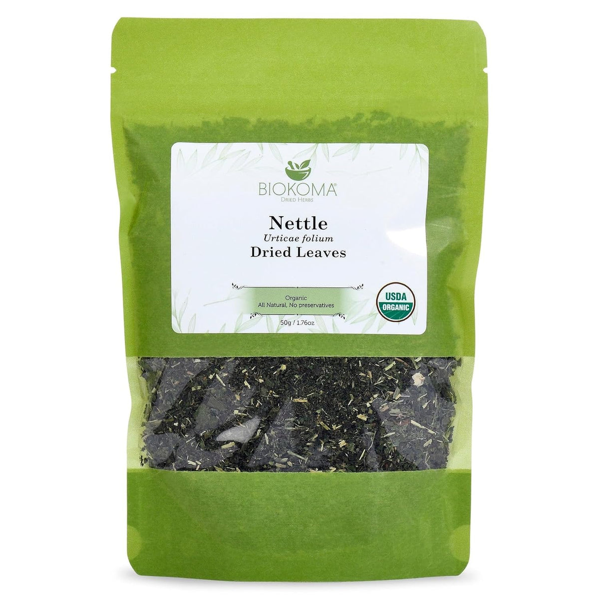 Biokoma Organic Nettle Leaf 1.76oz Urtica Dioica Tea Herb Seasonal Support
