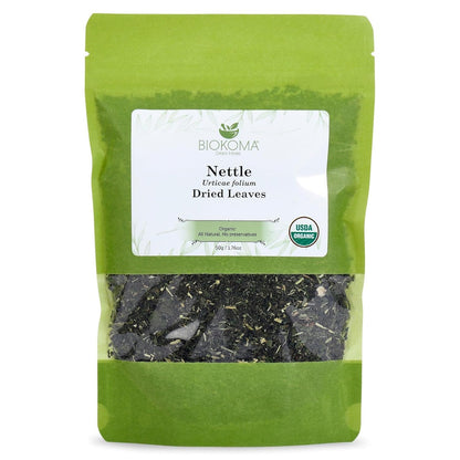 Biokoma Organic Nettle Leaf 1.76oz Urtica Dioica Tea Herb Seasonal Support