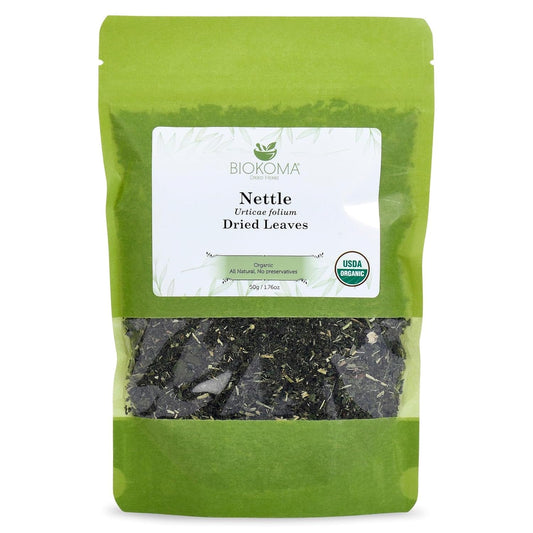 Biokoma Organic Nettle Leaf 1.76oz Urtica Dioica Tea Herb Seasonal Support