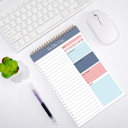 Thenshop 6 Pack To Do List Notepad Daily to Do List Note Notebook 52 Sheets