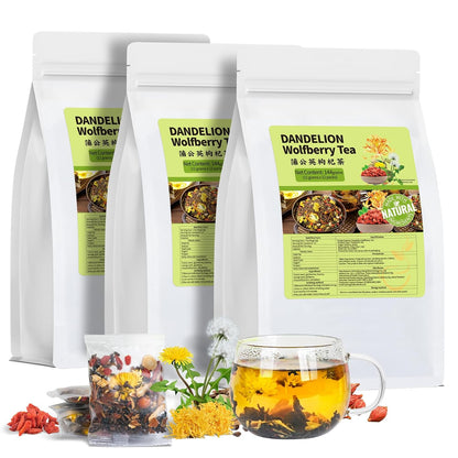 Liver Detox Tea, Chinese Kidney and Liver Cleanse Detox Herbal Tea Support Kidney Healthy Function with 11 Precious Ingredients Formula (1 Pack/15 Bags)
