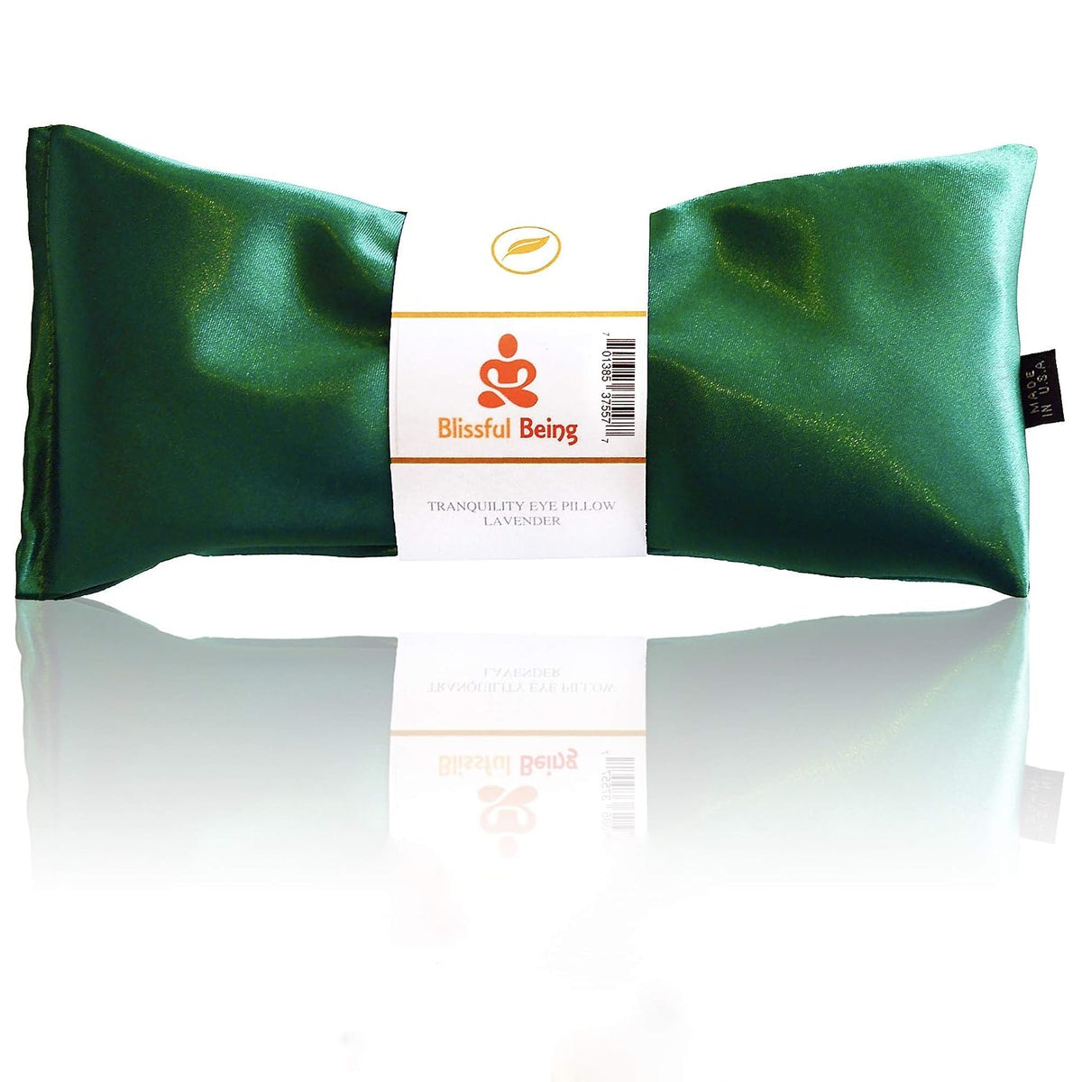 Lavender Eye Pillow | Hot or Cold Weighted Satin Eye Mask Perfect for Sleeping, Yoga, Meditation | Gifts for Women, Birthday, Teachers | Natural Herbal Relaxation | Made in USA (Aqua)