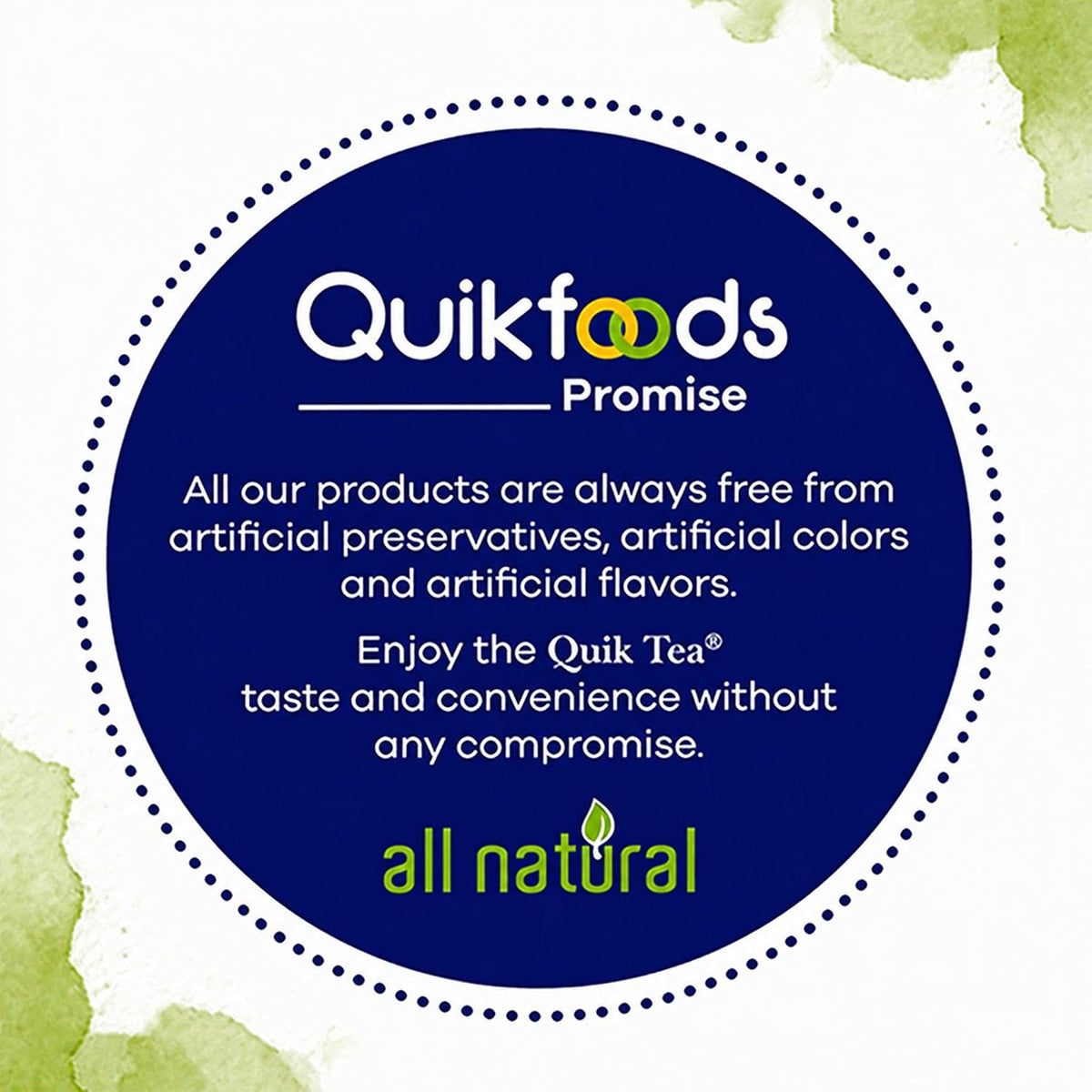 QuikTea Instant Chai Tea Latte Mix, Lemongrass, Unsweetened, 10 Sachets