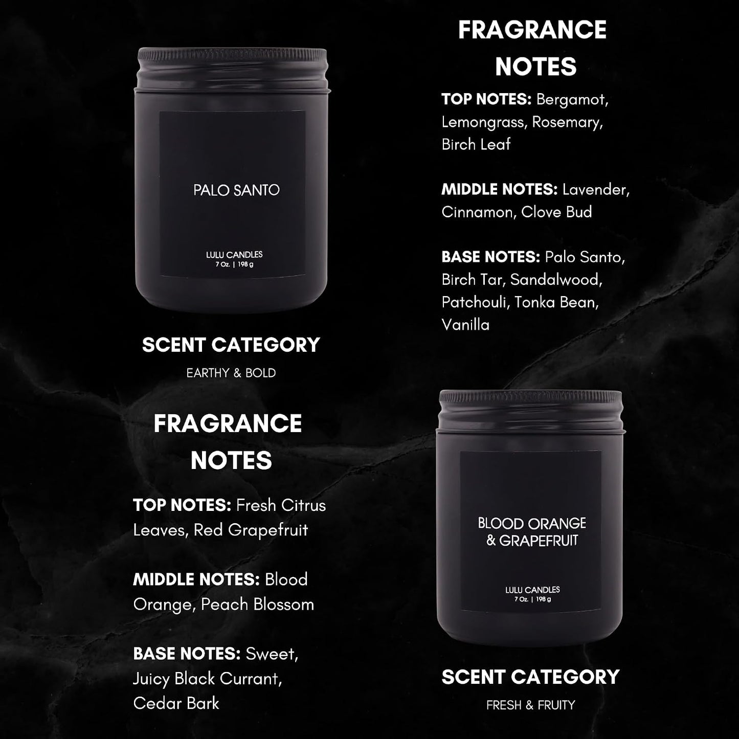 Lulu Candles | Jasmine, Oud & Sandalwood | Luxury Scented Soy Jar Candle | Hand Poured in The USA | Highly Scented & Long Lasting (9 Oz.)