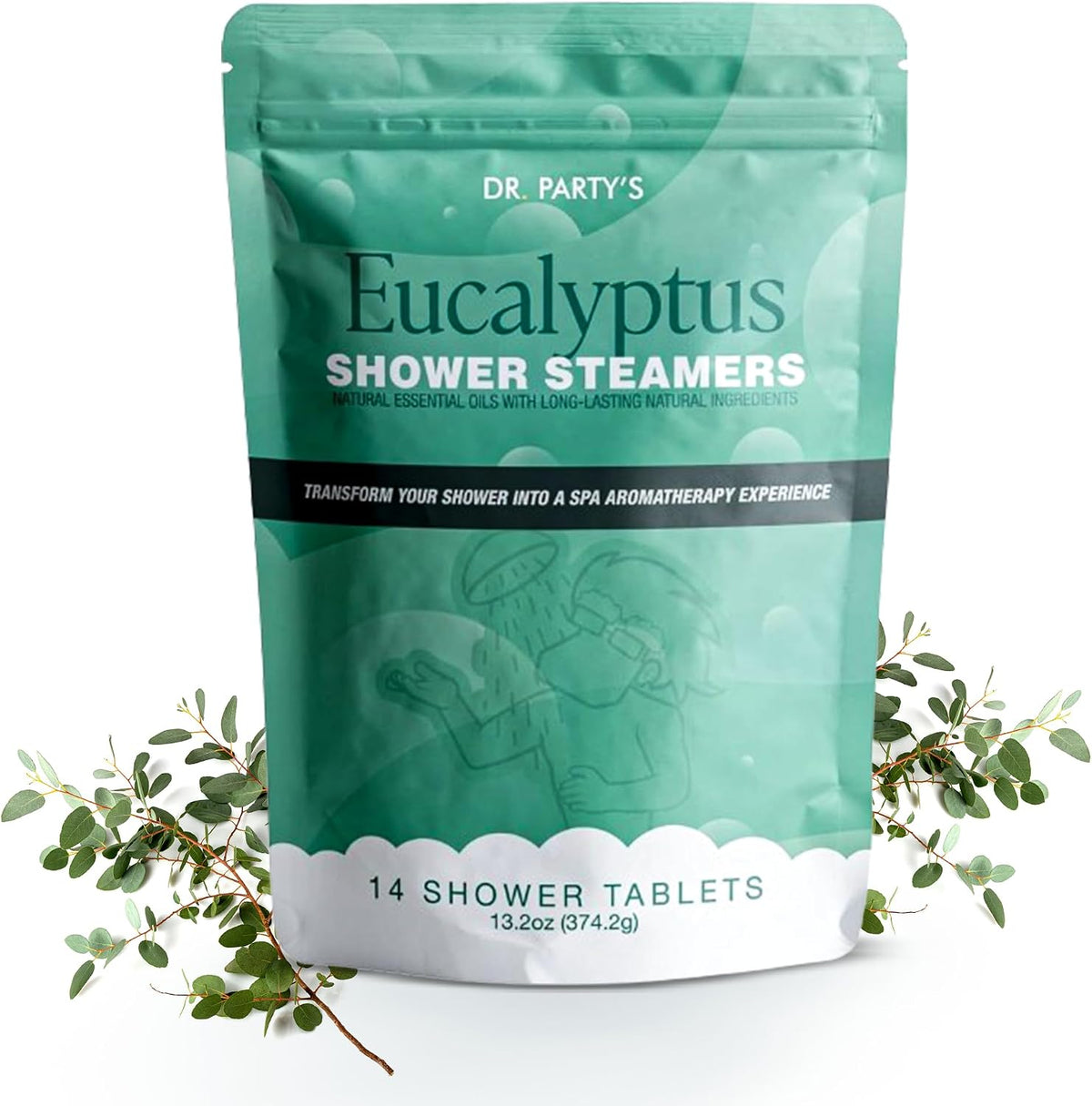 Citrus Grove Scented Shower Steamers - Aromatherapy Shower Tablets, Dermatologist Approved, Pack of 14