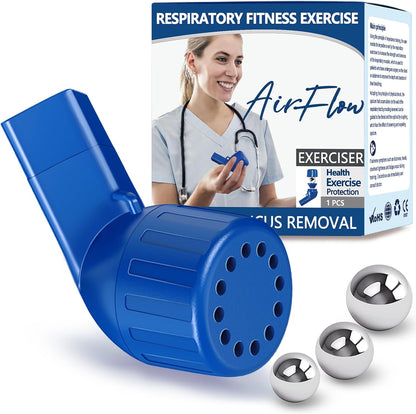 Flutter Valve Device for Lungs, Breathing Exercise Devicefor Lungs, Adjustable Resistance for Natural Mucus Removal, Portable Lung Exerciser Device | Breathing Trainer