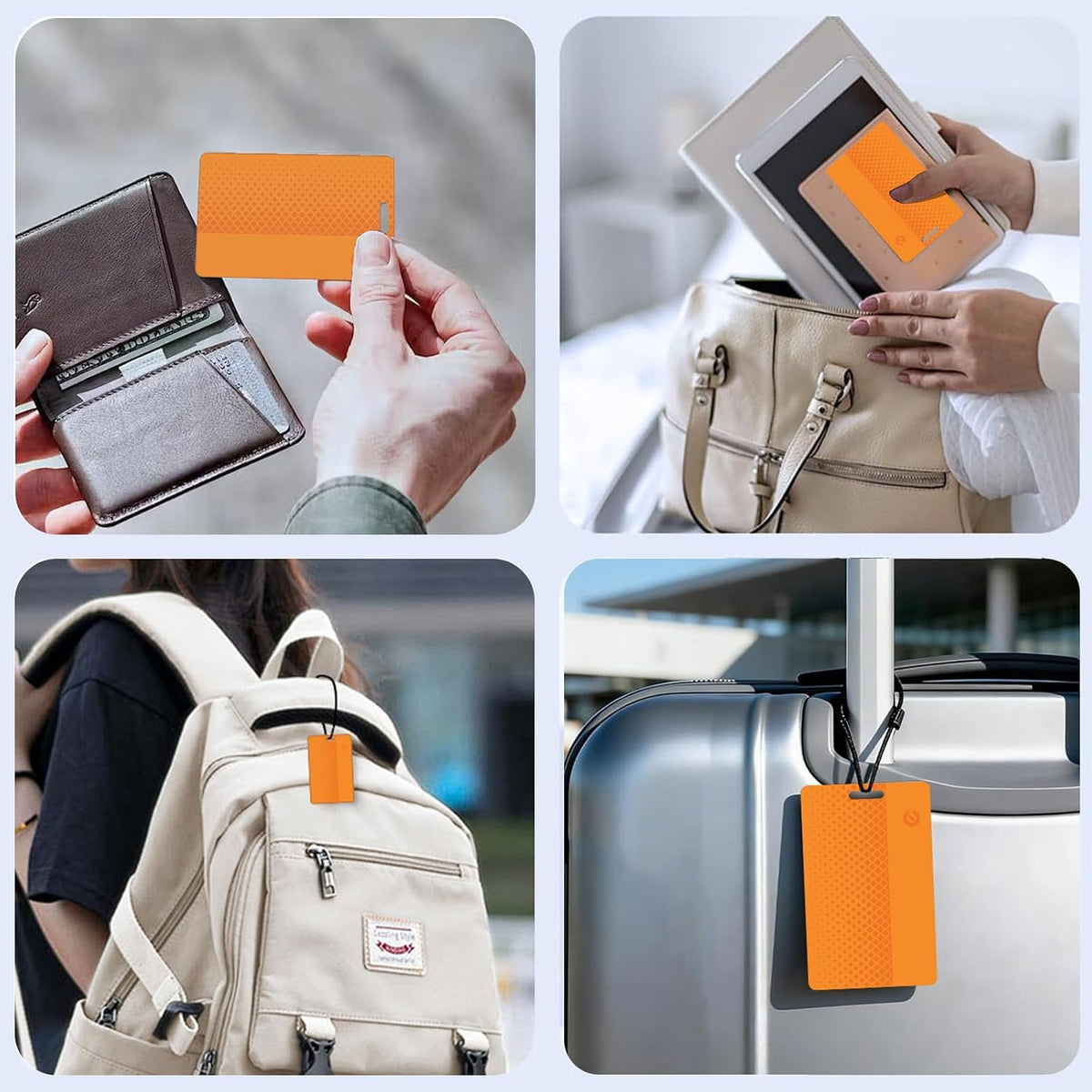 SEINXON Wallet Tracker Card, Works with Apple Find My & Google Find Hub