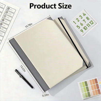 GANGZI The Life Book Document Organizer Binder (Pink)