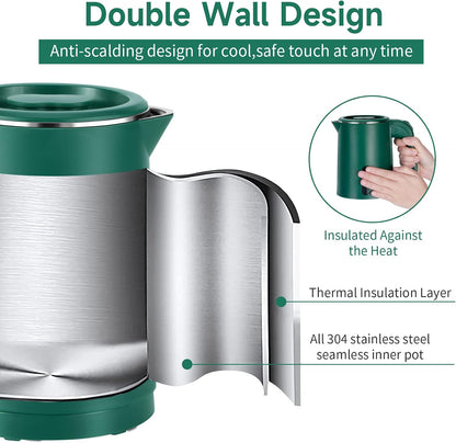 0.8L Small Travel Electric Tea Coffee Kettle