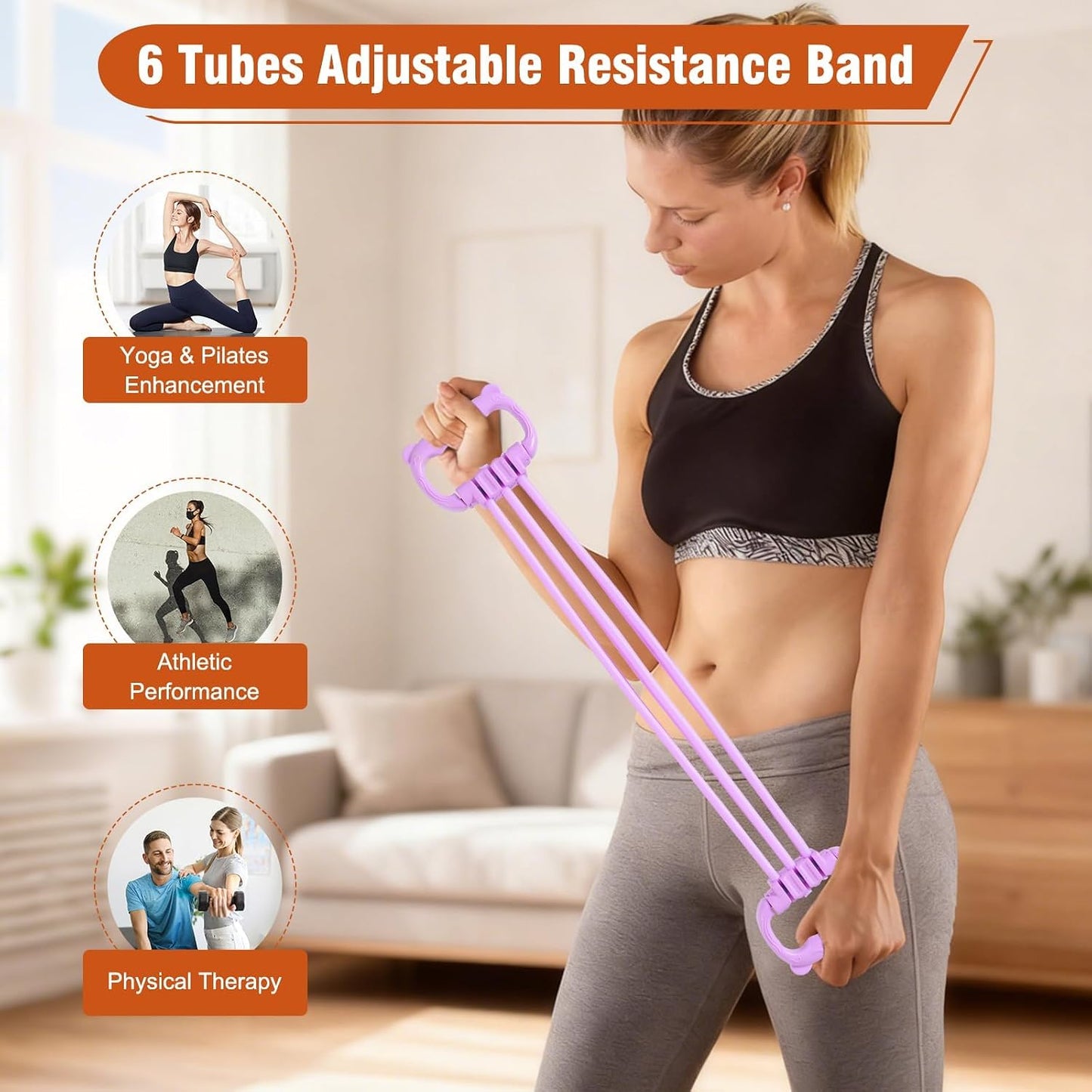 Pilates Equipment Kit for Home Workout, Pilates Ring and Ball Set for Women, 14'' Magic Circle Essentials Accessories Kit, Wrist Weights, Resistance Bands, Yoga Strap, Socks, Bag