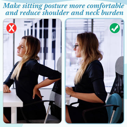 Libima 2 Pcs Wobble Cushion Wiggle Seat Flexible Sensory Seating Balance Disc Board for Men Women Physical Exercise Improving Posture Home Office