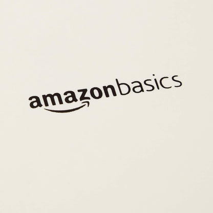 Amazon Basics Bath Tub Neck and Back Support Pillow with Non-Slip Suction Cups, Waterproof, Thick Padded 3-Panel, Easy to Clean, Off-white