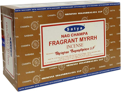 TRUMIRI Incense Stick Holder Bundle with Satya Sai Baba Nagchampa 250g Bulk Incense Sticks Nag Champa Agarbatti - Pack of 1 (Approx 250 Insence-Sticks)
