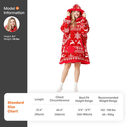Giggling Getup Wearable Blanket Hoodie for Adults Gifts for Teen Girls Sister Women Sherpa Fleece Printed Hooded Blanket Sweatshirt Warm Cozy with Pocket & Sleeves Beige Cat