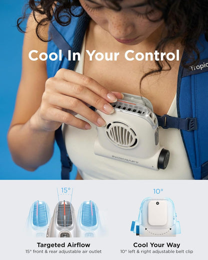 InoKraft Waist Fan with Swappable 4Ah Rechargeable Battery