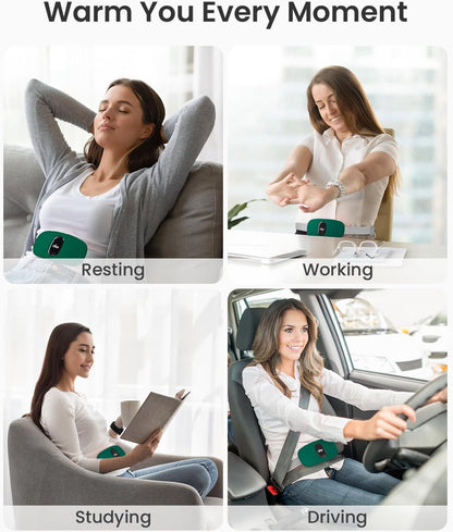 iDOO Cordless Heating Pad for Menstrual Cramps, Lightweight & Portable