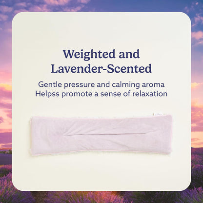 warmies Microwavable Neck & Shoulder Wrap - Weighted Neck Wrap - Microwavable Heat Pack for Shoulders - Chillable Heating Pad with Lavender for Aches & Pain - Marshmallow Gray, 19 x 5 x 3 in, 2 lb