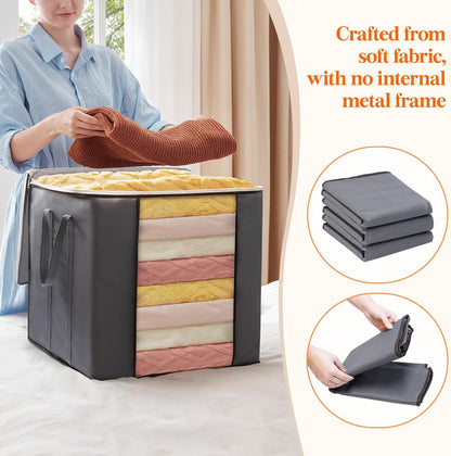 Lifewit 120L Extra Large Clothes Storage, Blanket Storage Bags