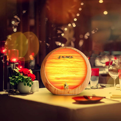 mamre Romantic Dimmable Sunset Lamp Home Decor Sunset Table Lamp Gift for Living Room Bedroom
