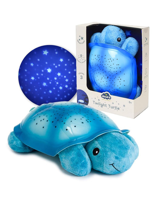 Cloud b Calming Nightlight Star Projector | Gentle Brightness | 3 Colors | 8 Constellations | Auto-Shutoff | Twilight Turtle Green