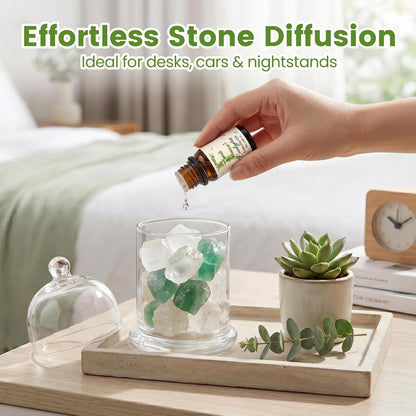 Auelife Men Essential Oils Set for Diffusers for Home, 6x10ml Scented Oil