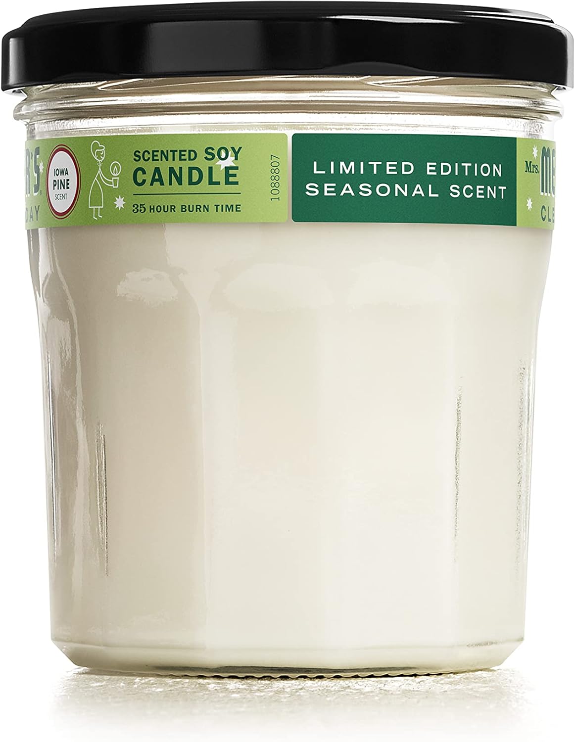 MRS. MEYER'S CLEAN DAY Lavender Soy Candle, Garden-Inspired Aromatherapy Homekeeping, 35 Hour Burn Time, Made with Essential Oils, 7.2 oz Large Glass Jar Candles (Pack of 2)