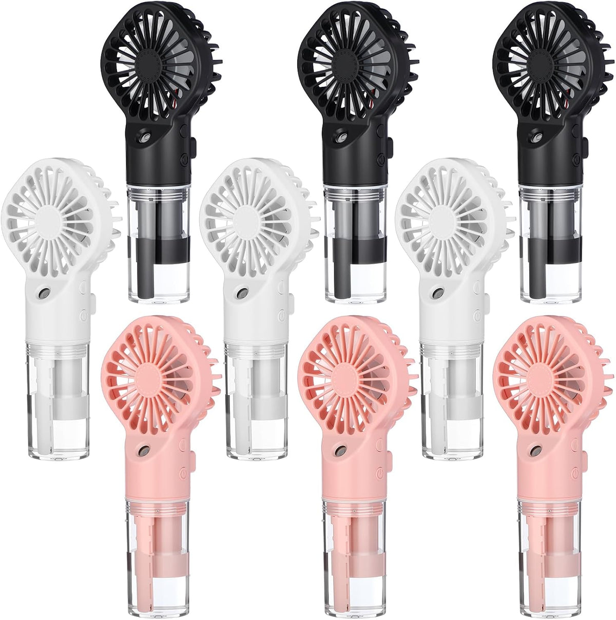 Misting Fans Portable Handheld Rechargeable, Spray Fan