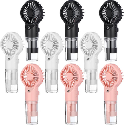 Misting Fans Portable Handheld Rechargeable, Spray Fan
