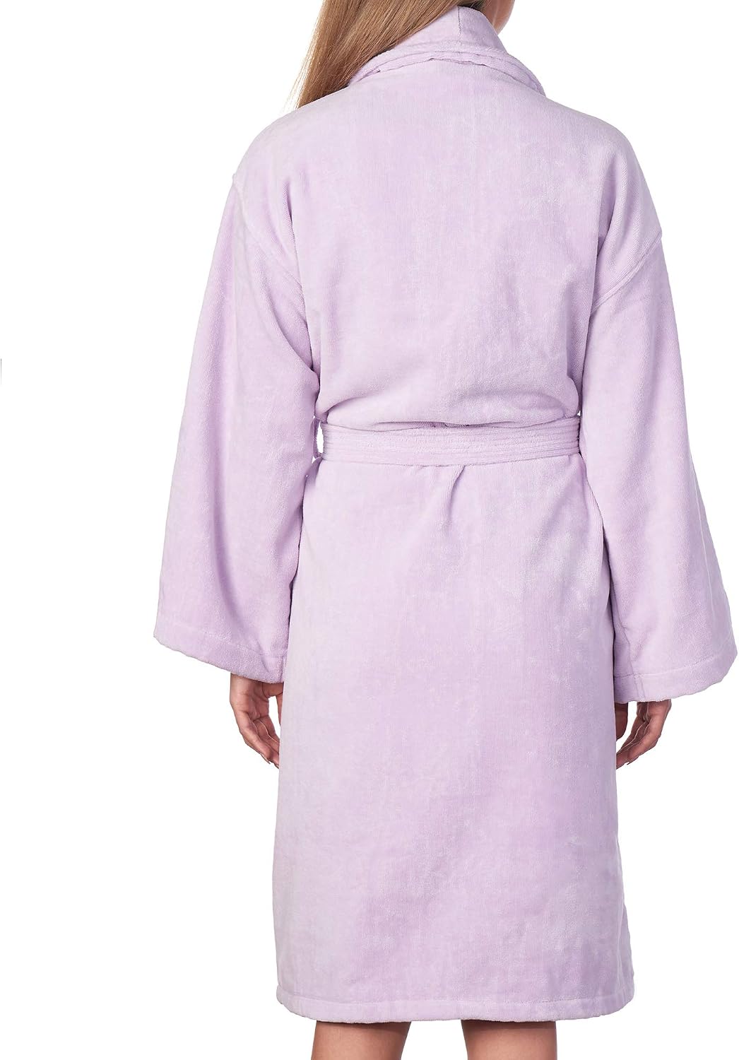 Alpine Swiss Blair Womens Cotton Terry Cloth Bathrobe Shawl Collar Velour Spa Robe